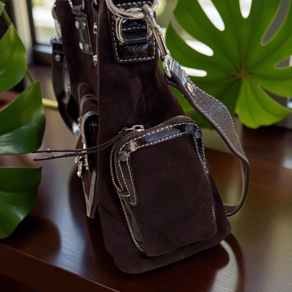 The Sak - Suede & Patent bag - NEW WITH TAGS - Picture 4 of 7